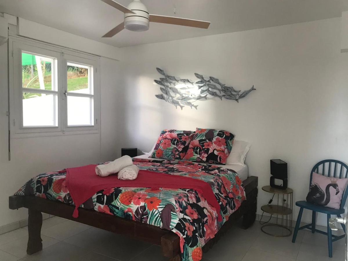 Appartement Prive Eco-Responsable, Vue Sur La Mer Des Caraibes Et Jardin Clos, Wifi, A 2Mn De La Plage Sainte-Luce Exteriér fotografie