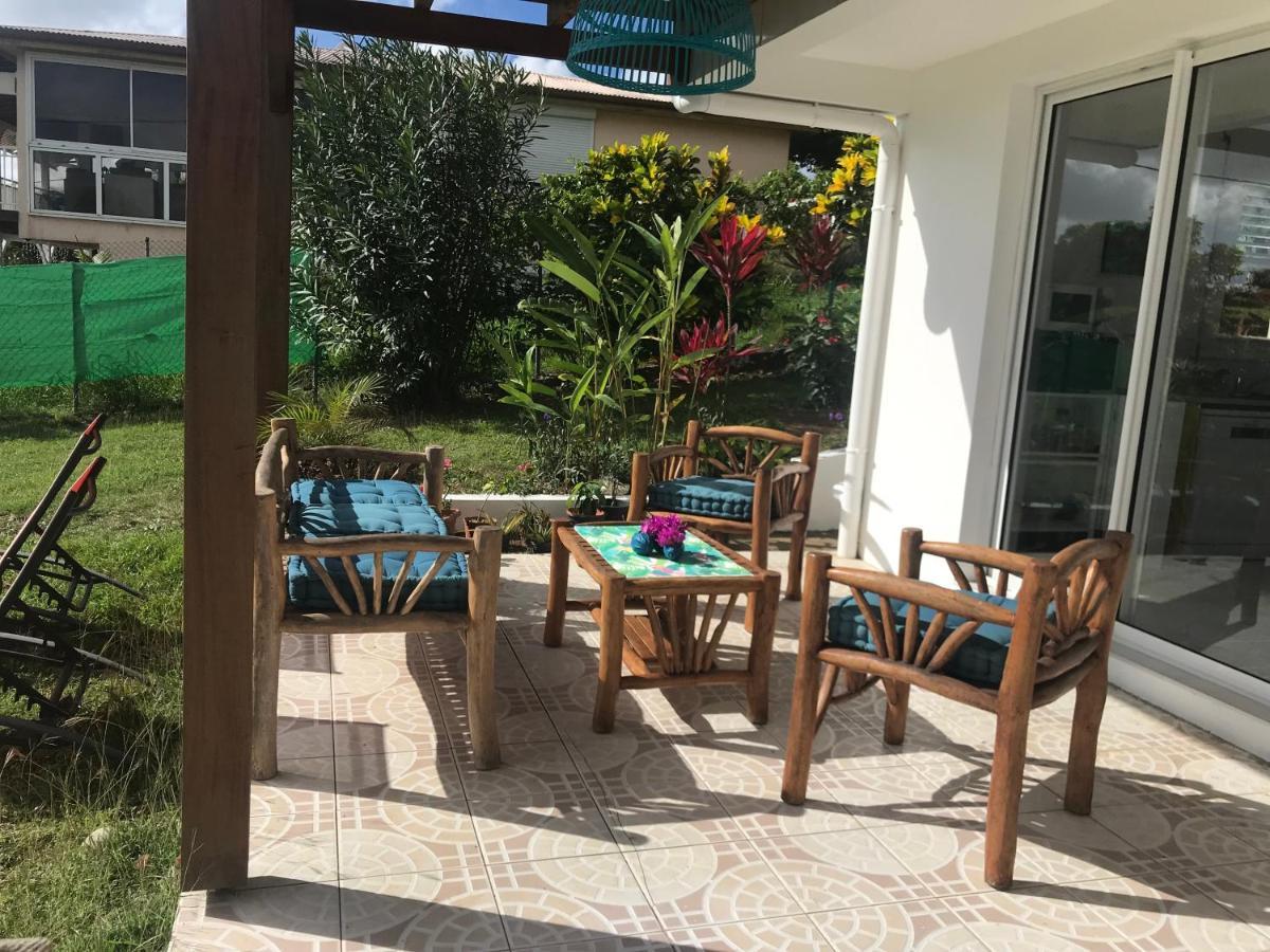 Appartement Prive Eco-Responsable, Vue Sur La Mer Des Caraibes Et Jardin Clos, Wifi, A 2Mn De La Plage Sainte-Luce Exteriér fotografie