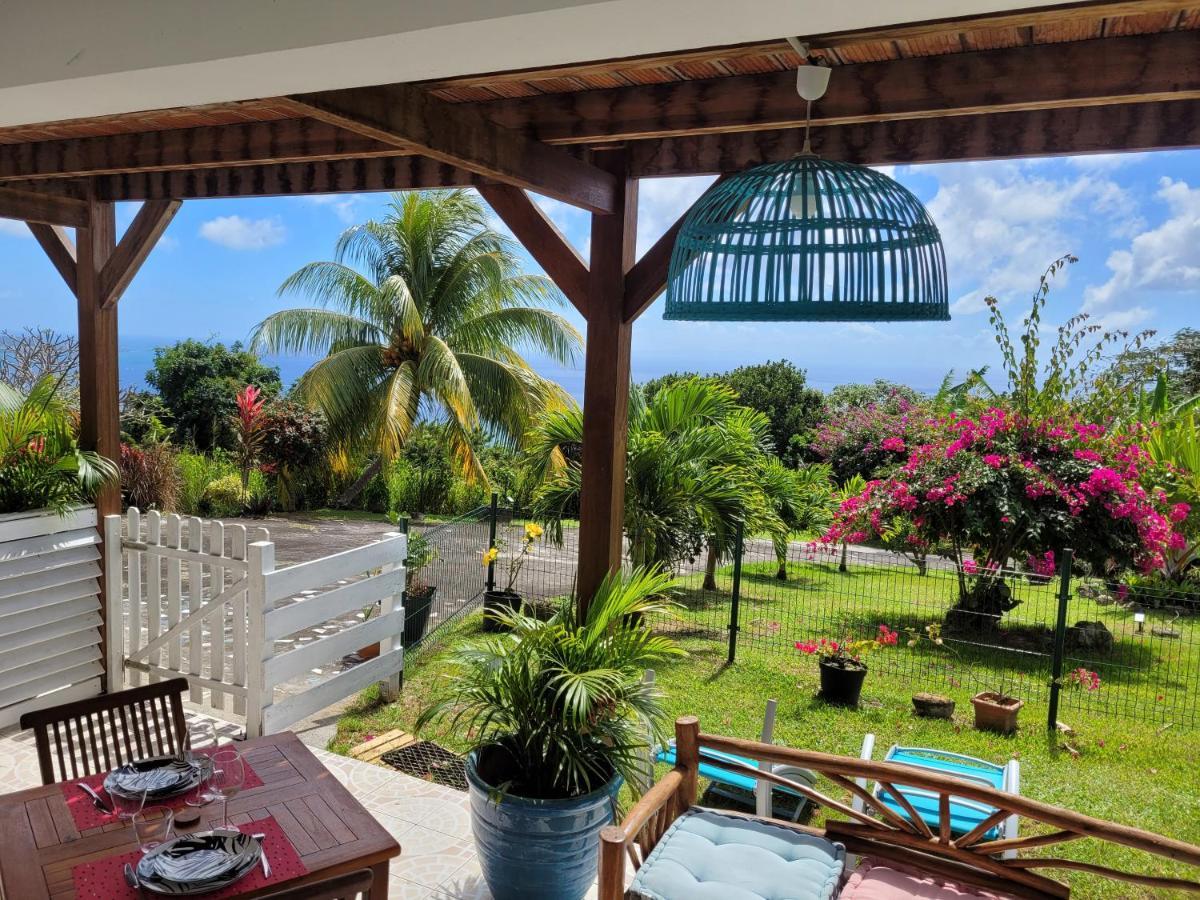 Appartement Prive Eco-Responsable, Vue Sur La Mer Des Caraibes Et Jardin Clos, Wifi, A 2Mn De La Plage Sainte-Luce Exteriér fotografie