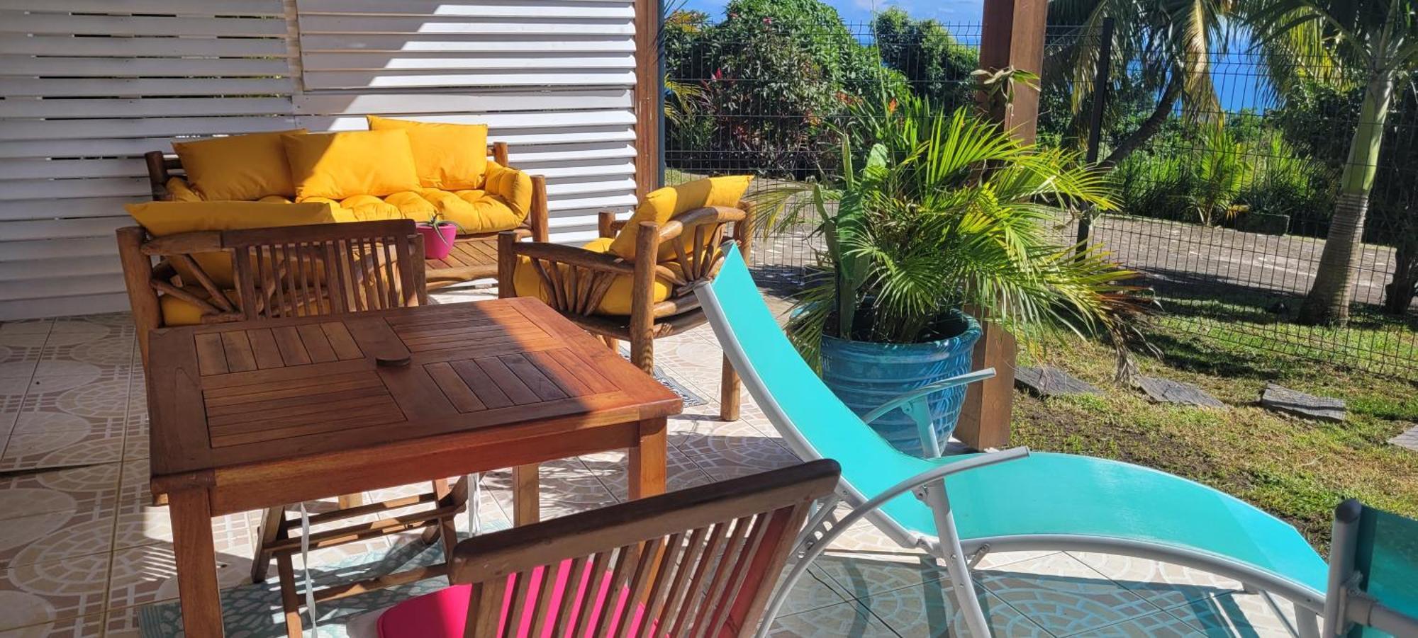 Appartement Prive Eco-Responsable, Vue Sur La Mer Des Caraibes Et Jardin Clos, Wifi, A 2Mn De La Plage Sainte-Luce Exteriér fotografie